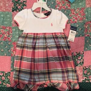 Ralph Lauren plaid dress 18 months